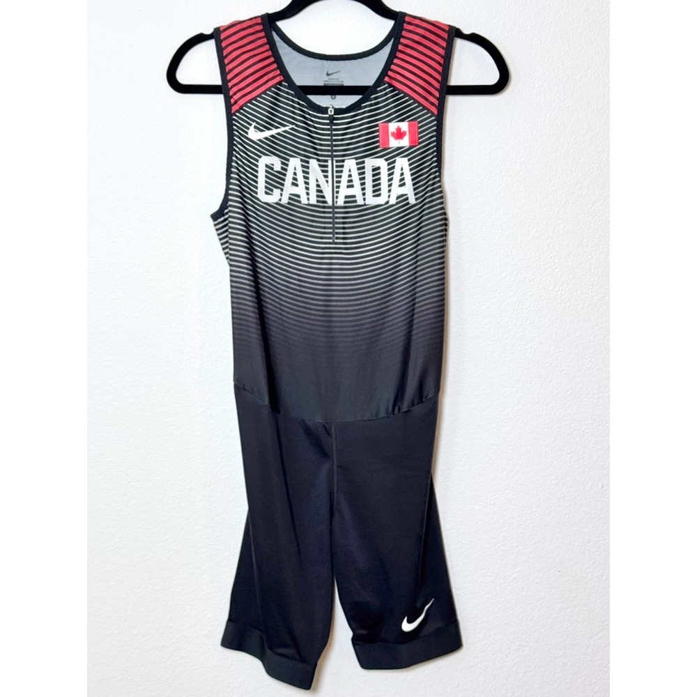 Nike Pro Elite Rare 2024 Team Canada Olympic Track Speedsuit AeroSwift Men Small